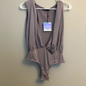 Misguided lavender bodysuit